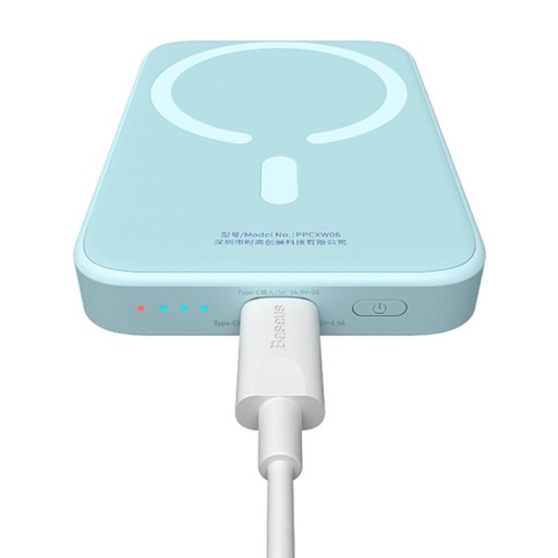 BASEUS MAGNETIC POWER BANK LED КАБЕЛЬ USB-C 6000 МАЧ 20 Вт POWERBANK MAGSAFE