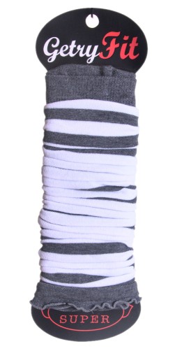 OCIEPLACZE DAMSKIE W PASKI DŁUGIE 55cm Getry