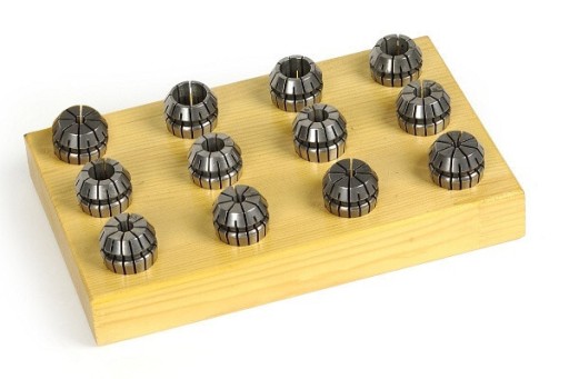 Komplet tulejek zaciskowych ER25 KPL.14, 2-15mm w drewnianej kasetce