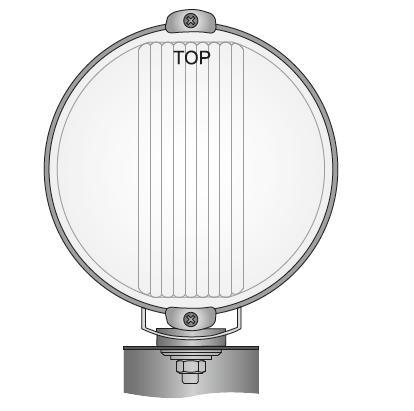 Прожектор галогенный RING LED 12В 183мм хром 2 шт LE9