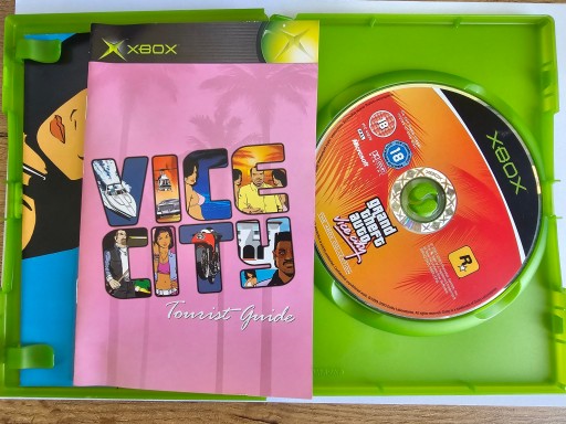 GRAND THEFT AUTO VICE CITY XBOX Microsoft Xbox GTA + mapa i manual (2)