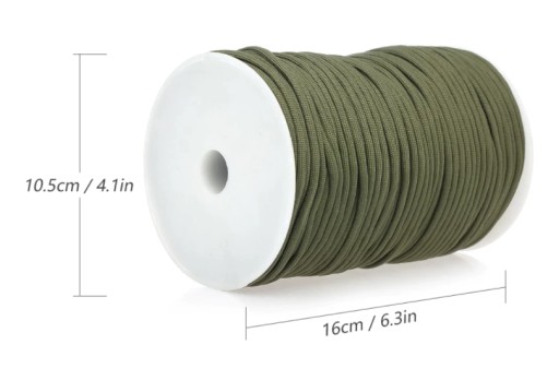 PARACORD 550 ОРИГИНАЛЬНАЯ 7 ЖИЛЬНАЯ ВЕРЕВКА КАМУФЛЯЖНАЯ 100м