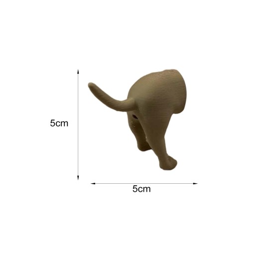 Крышка от зубной пасты Pooping Dog Дозатор для зубной пасты с шляпой Уникальный трюк коричневого цвета