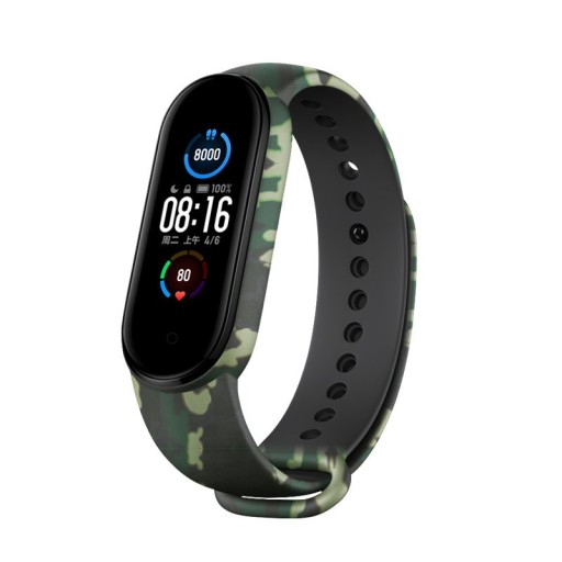 Opaska Sportowa do Xiaomi Mi Band 5/6 Camouflage