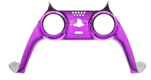 РОЗОВАЯ ГЛЯНЦЕВАЯ ВСТАВКА-ДЕКОР ПЕРЕДНЕЙ ПАНЕЛИ ДЛЯ PS5 PAD - РАСПРОДАЖА!