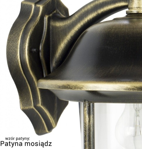 Dekoracyjna klasyczna lampa wisząca ogrodowa