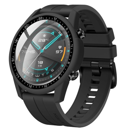 2x Szkło + Etui Pełne do Huawei Watch GT 2 46mm