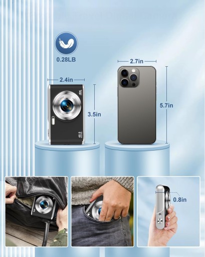 ЦИФРОВАЯ КАМЕРА HD 48MP 16X ZOOM КАРТА 32 ГБ С ФУНКЦИЕЙ ЗАПИСИ