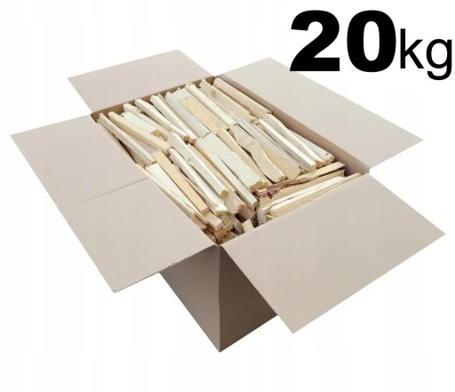 DREWNO ROZPAŁKOWE ROZPAŁKA PODPAŁKA 20KG