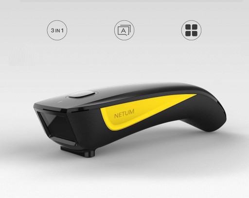 SKANER KODÓW KRESKOWYCH QR CZYTNIK NETUM C750 MINISKANER 1D 2D Bluetooth