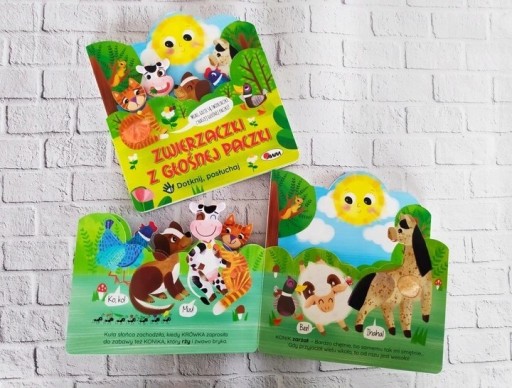 Сенсорная книга «Животные из стаи»