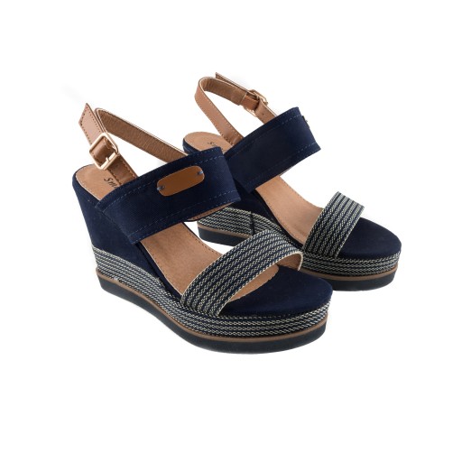 Niebieskie Koturny Katy r.40