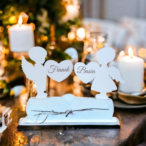 Имя Ангела, украшение сердца с именем HDF и Commandion Gruvic Decoration 25 см.