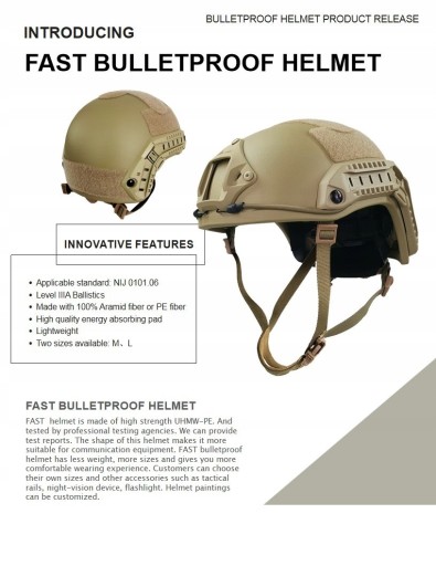 Тактический шлем Ballistic ACH High Cut