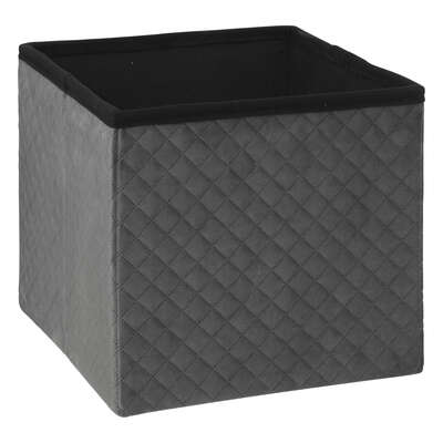 Pufa Kali 31x31cm Velvet szara