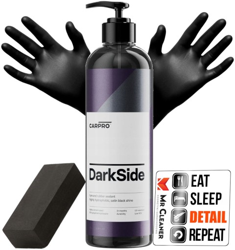 CARPRO DARKSIDE DURABLE DRESSING ДЛЯ ШИН РЕЗИНОВАЯ ТЕМНОТА УФ-ЗАЩИТА 0,5л