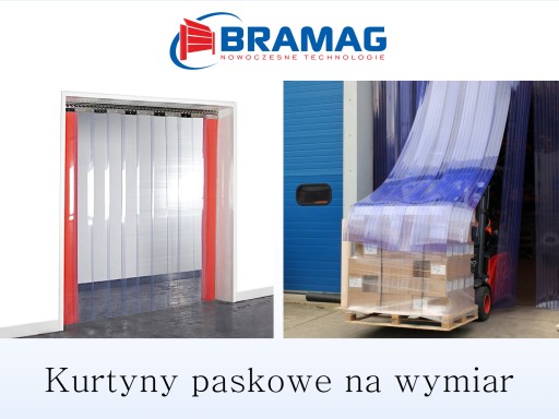 Kurtyna paskowa 102x260 folia pas PCV grubość 2mm zasłona drzwiowa
