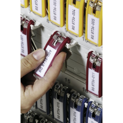ZAWIESZKI DO KLUCZY Durable, Key Clip, 6 sztuk, kolor czerwony