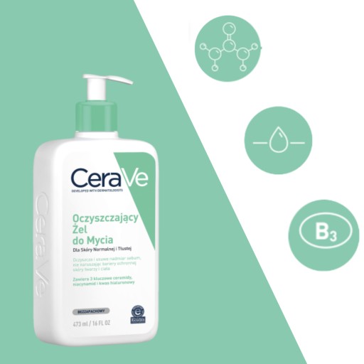 CeraVe Set Очищающий гель 473 мл Увлажняющее масло-пенка 473 мл