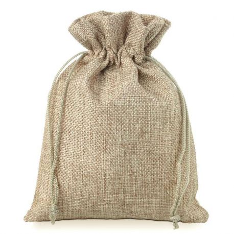 KOKARDA satynowa materiałowa opakowanie prezentu 12x12 cm - 10 szt.