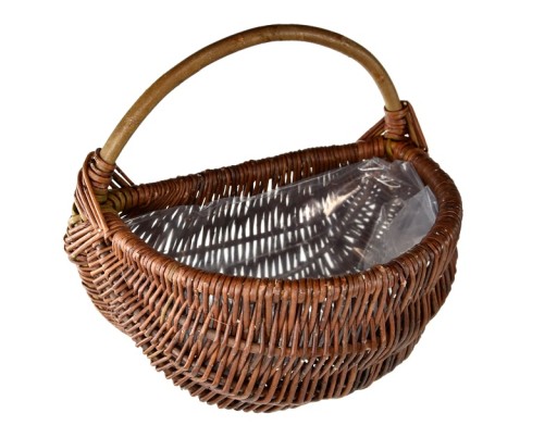 Корзина для цветов WICKER.Подвесная корзина для цветов 29 см.