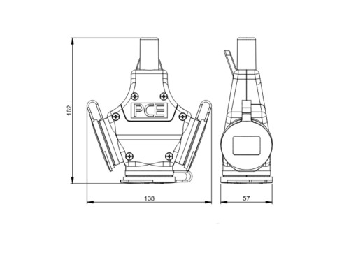 РЕЗИНОВЫЙ удлинительный кабель OW H05RR-F 3x2,5 35м TEE