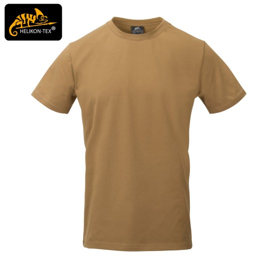 Koszulka Męska T-Shirt Helikon Bawełna Organic SLIM Sportowa Coyote 3XL