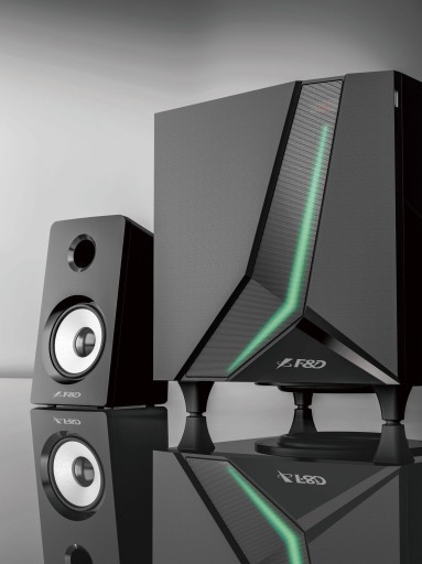 Колонки FENDA F670X 2.1 Bluetooth, 70 Вт, светодиоды, пульт дистанционного управления