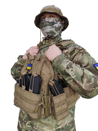 Тактический жилет типа «Plate Carrier» для баллистических вкладышей системы Molle 1