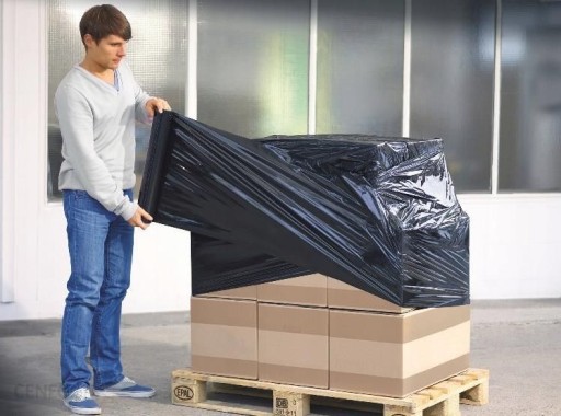 FOLIA STRETCH 3KGx9szt CZARNA STRECZ PAKIET
