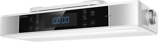 FM Bluetooth кухонное радио Подвесной светодиодный кухонный светильник для кухни, белый