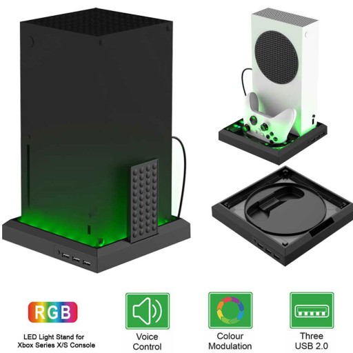 ВЕРТИКАЛЬНАЯ ПОДСТАВКА RGB XBOX SERIES X/S