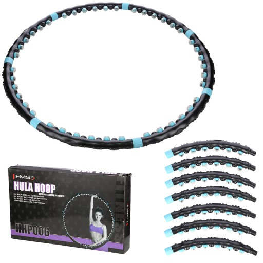HULA HOP MASUJĄCE Z MAGNESAMI 98CM HMS HHP006 MASAŻER ODCHUDZAJĄCE