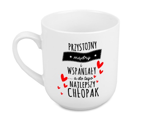 KUBEK WALENTYNKI DLA NIEJ DLA NIEGO ZAKOCHANI