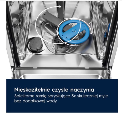 Встраиваемая посудомоечная машина Electrolux KES27200L SatelliteClean QuickSelect