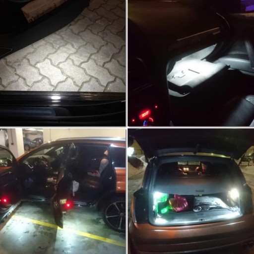 СВЕТОДИОДНАЯ ПОДСВЕТКА САЛОНА АВТОМОБИЛЯ AUDI VOLKSWAGEN GOLF