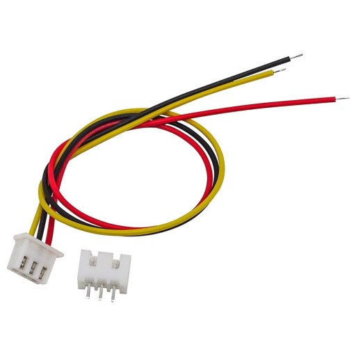 КАБЕЛЬ 20 см 3 PIN XH-2,54 + РОЗЕТКА 6 ШТ.
