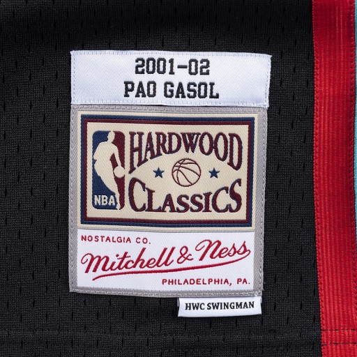 Футболка Mitchell & Ness MEMPHIS GRIZZLIES - PAU GASOL BLACK / BLACK - M