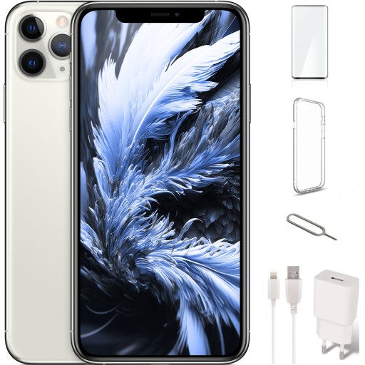 СМАРТФОН IPHONE 11 PRO MAX 64 ГБ | АККУМУЛЯТОР 100% | ПРЕМИУМ А+ | СЕРЕБРО