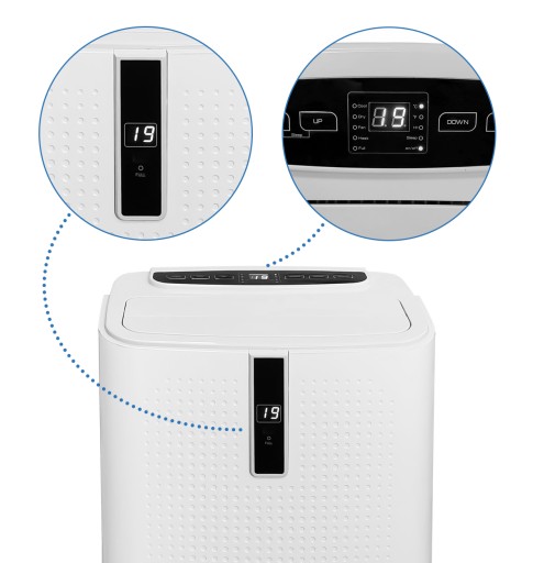 Klimatyzator przenośny EBERG ENVA 3,5kW 4w1 WiFi osuszacz 56l/24h+ClimaLock