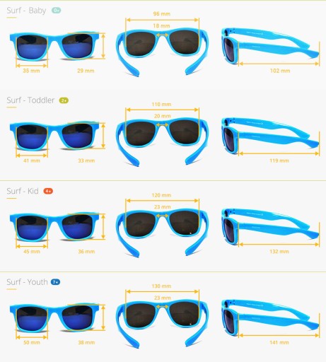 Детские солнцезащитные очки Real Shades Surf - стальной синий 4+