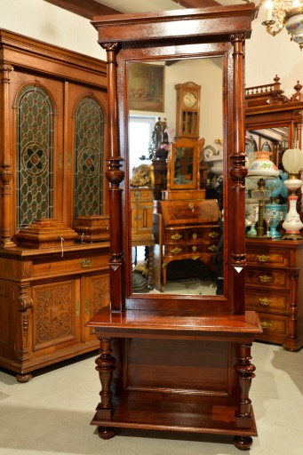 ЭКЛЕКТИЧЕСКОЕ ЗЕРКАЛО С КОНСОЛИ, около 1880 Г. ПОСЛЕ РЕКОНСТРУКЦИИ