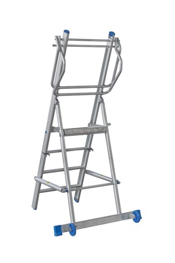 Алюминиевая складская лестница Drabex TP 1403 2,99 м