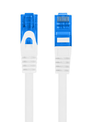 Ethernet Интернет-кабель Витой RJ45 LAN Категория 6A SFTP LSZH 2м Белый