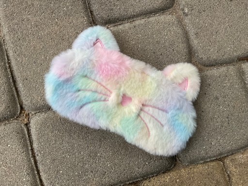 МАСКА ДЛЯ СНА EYEPADAD РЕЛАКСАЦИЯ СНА КОШКА РАДУГА КОШКА ПЛЮШ РАДУГА