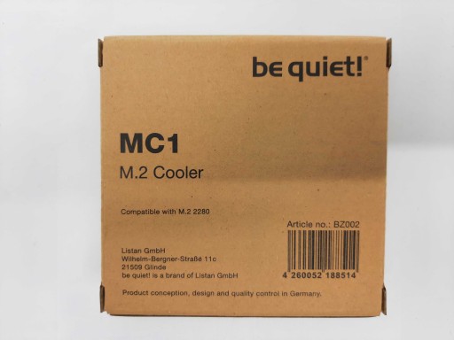Охлаждение твердотельного накопителя M.2 be quiet! MC1 BZ002