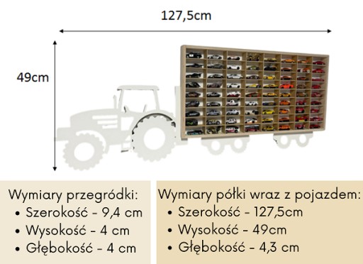 БЕЛАЯ ТРАКТОРНАЯ ПОЛКА для 72 рессор автомобиля HotWheels