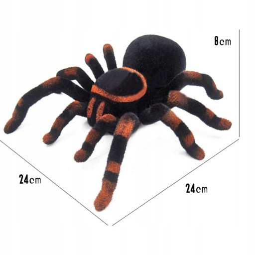 TARANTULA ZDALNIE STEROWANA PAJĄK CHODZI ŚWIECĄC