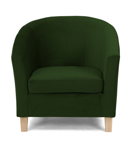 Удобное велюровое кресло Tiffany Club Bucket