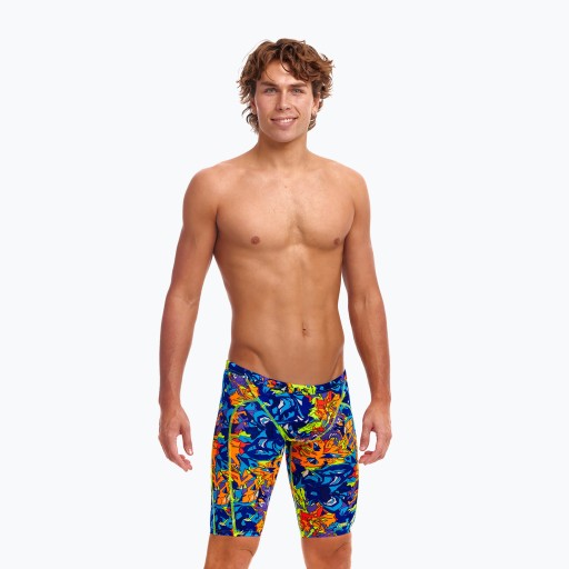 Мужские джемперы для плавания Funky Trunks Training Jammers смешанный беспорядок 38